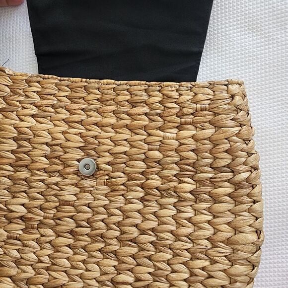 Boho straw summer beach bag - Picture 3 of 12